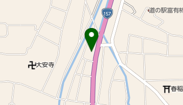 日本泉の地図画像