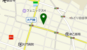 馳走や 観の地図画像