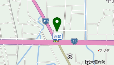 レストラン中野の地図画像