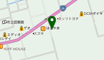 らーめん工房 りょう花 (大洲店)の地図画像