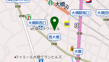 お好み焼かな川 大橋店の地図画像