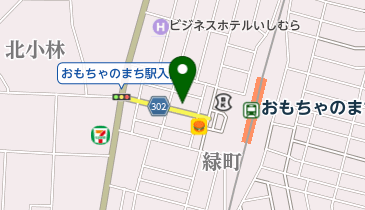 歌謡ホールカラオケおもちゃの地図画像