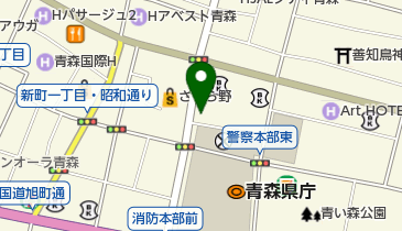 COFFEECOLORS 青森新町店の地図画像