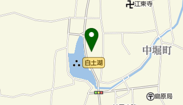 白土湖珈琲館の地図画像