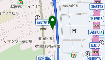 進化驀進 (京町堀本店)の地図画像