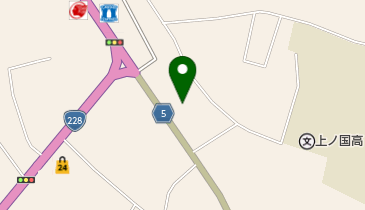 上ノ国楽園の地図画像