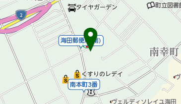 魚食堂たわらの地図画像