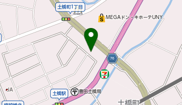 快活CLUB豊田元町店の地図画像