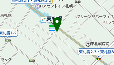 美唄焼鳥 三船 東札幌店の地図画像