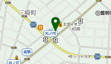 讃岐製麺 豊明三崎店の地図画像