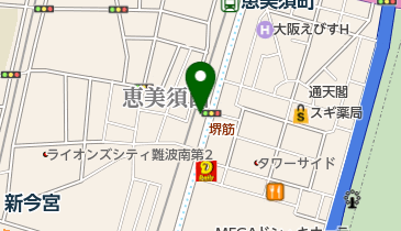 串焼き屋台 男串の地図画像
