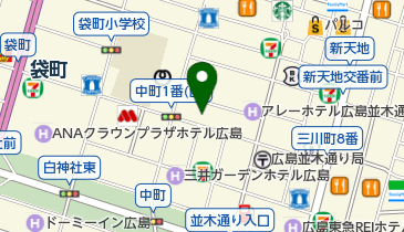 炭焼き居酒屋 わが家の地図画像