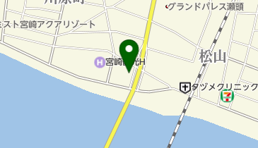 一ツ葉 宮崎本店の地図画像