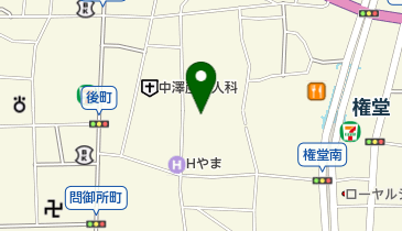 網代 権堂店の地図画像