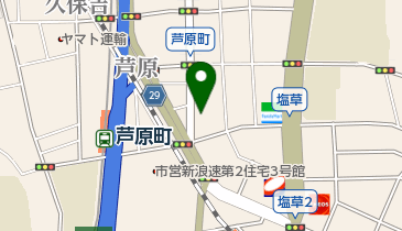 焼肉三昧 玄の地図画像