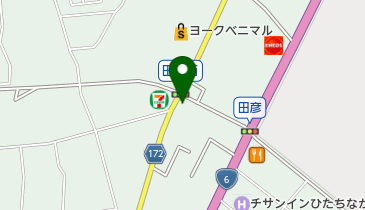 うなぎ和・植木の地図画像