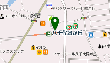 串道楽八千代緑が丘店の地図画像