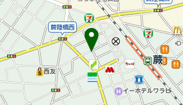 中央1丁目カフェの地図画像