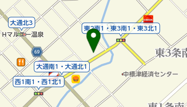 ラーメンさんぱち (中標津店)の地図画像