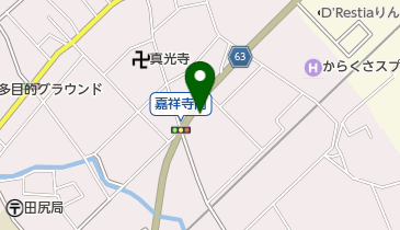 韓国料理マダンの地図画像