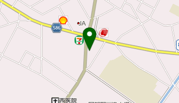 唐人 横越店の地図画像