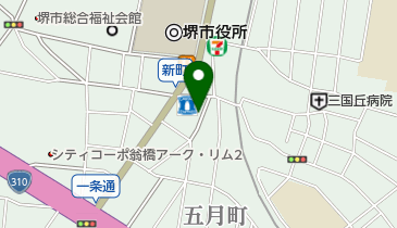 好天の地図画像