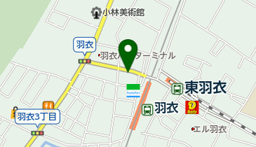 焼鳥鳥楽の地図画像