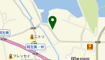 あざみ食事処の地図画像
