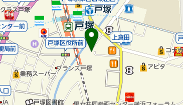 焼肉レストラン 柏尾の地図画像