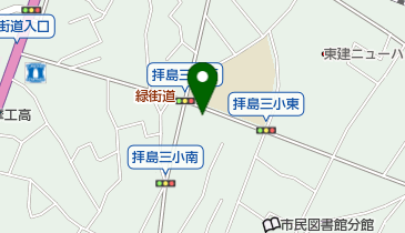 sobaみのりの地図画像