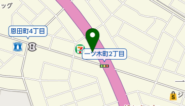 金寿司 一ツ木支店の地図画像