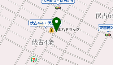 くぼた食堂の地図画像