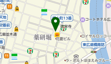 ぐるめ李 広島本店の地図画像