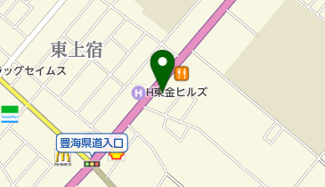 こだわりとんかつ とん善東金店の地図画像