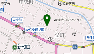 松山の地図画像