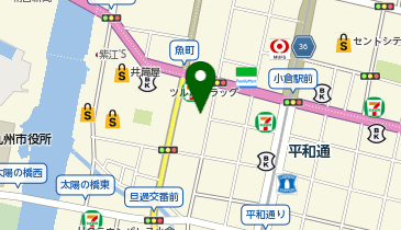 天ぷらふそう 小倉魚町店の地図画像