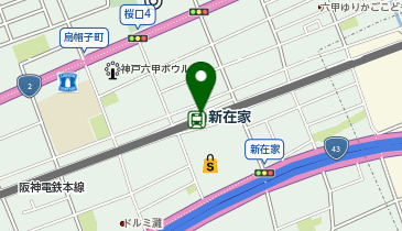 俺の餃子の地図画像