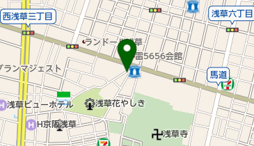 ミスターデンジャー 浅草観音店の地図画像