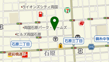 大衆割烹清繁の地図画像