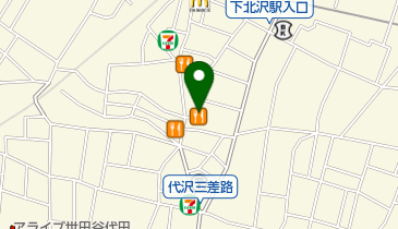 つ串亭の地図画像