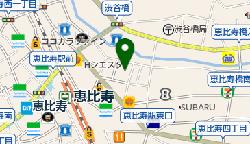 瞠 -miharu- 恵比寿店の地図画像