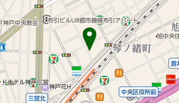 食工房遊の地図画像