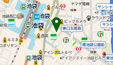 大江戸 池袋西武前店の地図画像