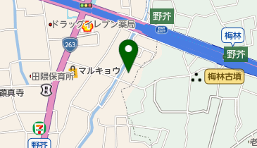 洋風食堂フルールフローラの地図画像