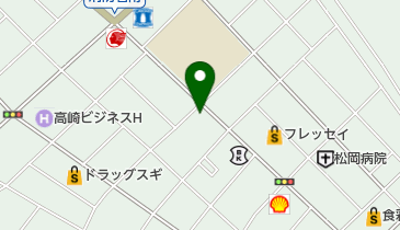 サイアムタイ料理店の地図画像