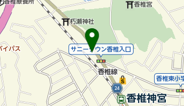こころ庵の地図画像