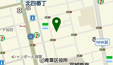 Kitchen club Dunkの地図画像