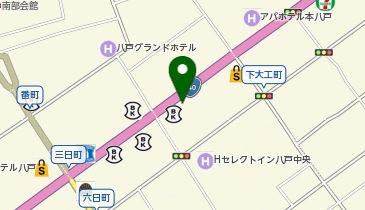新そばヤの地図画像