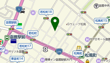 えびきゅう・天ぷらの地図画像
