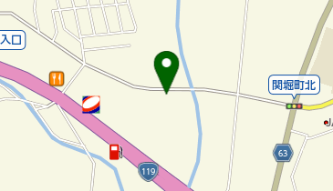 焼肉の鷹の地図画像